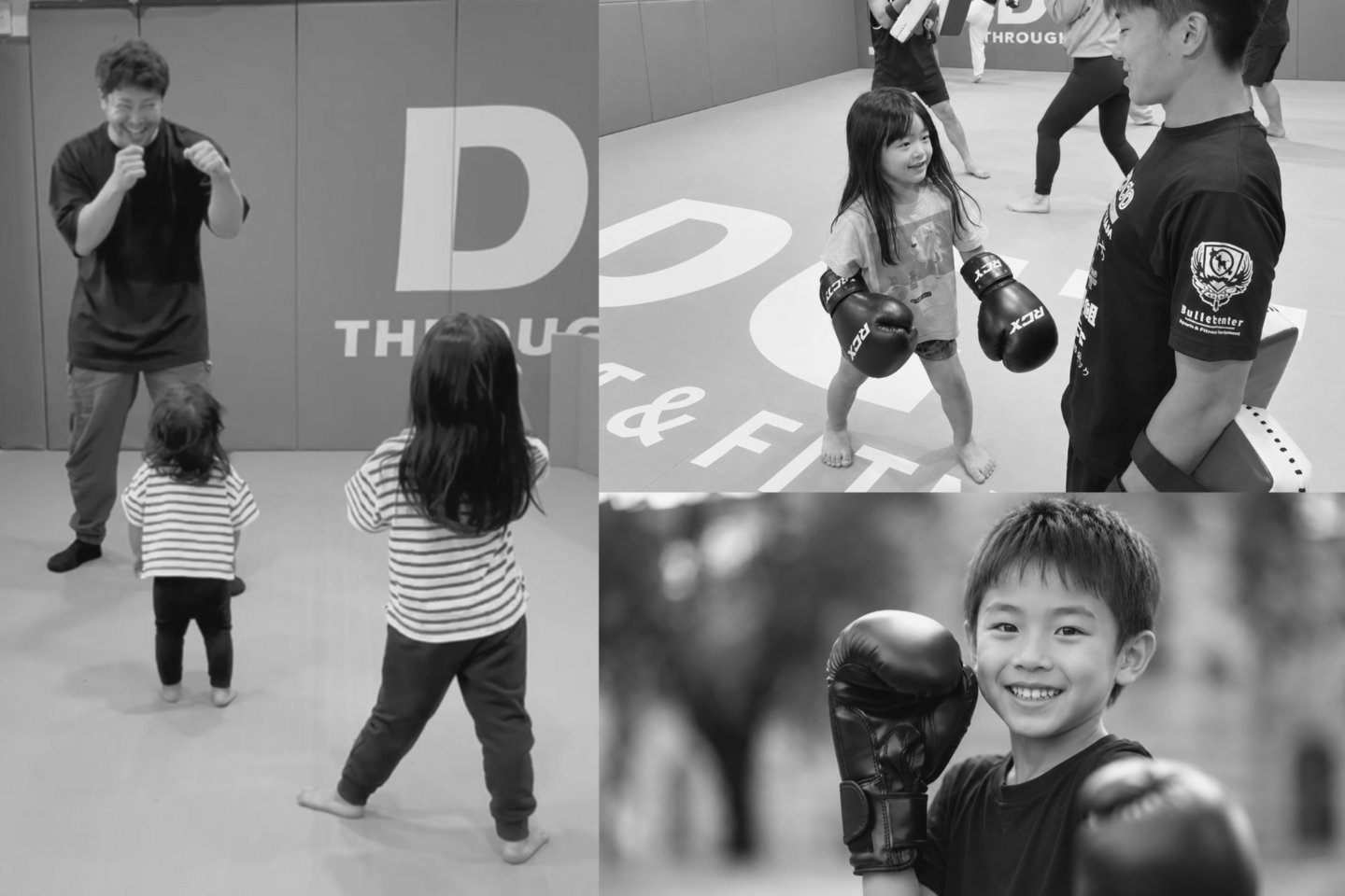 DCTキックボクシング　ジュニアキッズ風景